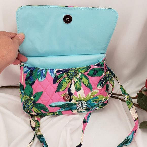Vera Bradley Petite Crossbody, Tropical Paradise - Picture 4 of 4